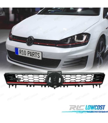 PARRILLA VOLKSWAGEN VW GOLF 7 12-17 GTI NEGRO ROJO