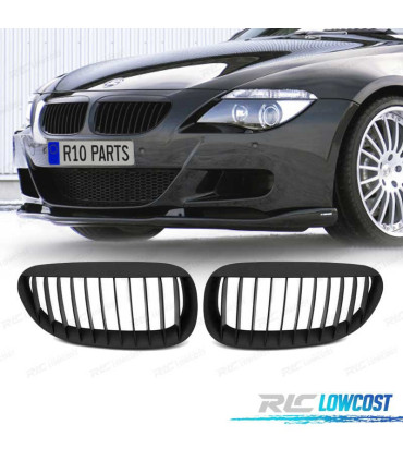 PARRILLAS BMW E63 E64 02-10 NEGRO MATE