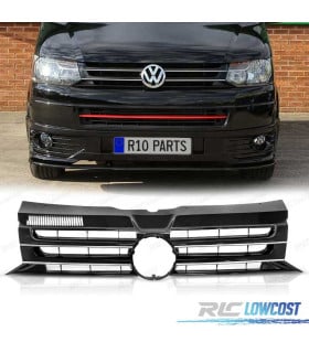 PARRILLA VOLKSWAGEN VW T5 CARAVELLE MULTIVAN 10-15 NEGRO CROMO