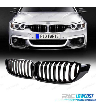 PARRILLAS BMW F32 F33 F36 LOOK M PERFORMANCE NEGRO BRILLO