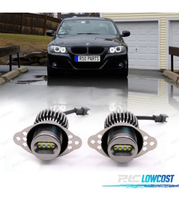 KIT BOMBILLAS OJOS ANGEL LED 80W CANBUS BMW E90 E91 LCI SIN XENON