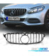PARRILLA MERCEDES CLASE C W205 18-21 LOOK GTR NEGRO CROMADO