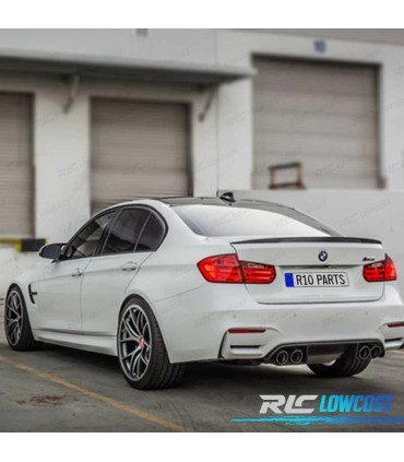 ALERON SPOILER BMW F30 LOOK M PERFORMANCE NEGRO BRILLO