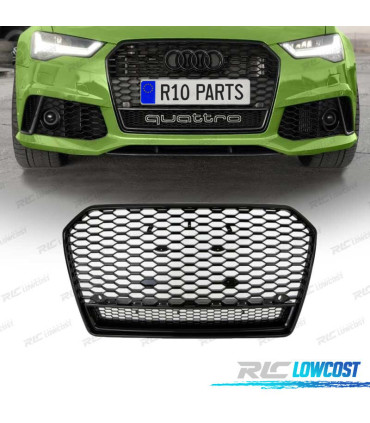 PARRILLA AUDI A6 4G 11-14 LOOK RS6 GLOSS BLACK