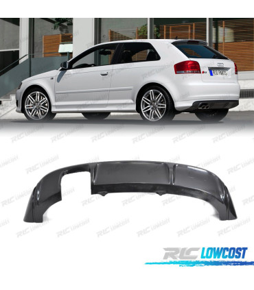 DIFUSOR AUDI A3 8P 03-08 LOOK S3