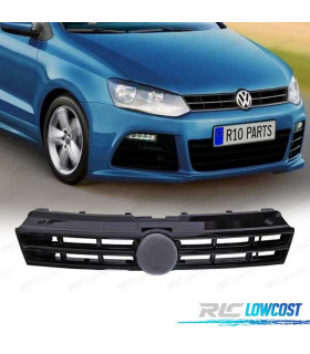PARRILLA VOLKSWAGEN VW POLO 09-14 LOOK R20 NEGRO BRILLO