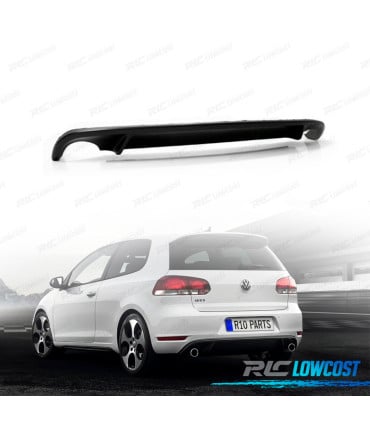 DIFUSOR VOLKSWAGEN VW GOLF 6 LOOK GTI
