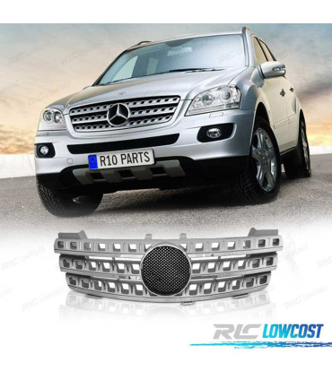 PARRILLA MERCEDES ML W164 05-08 PLATA CROMADO