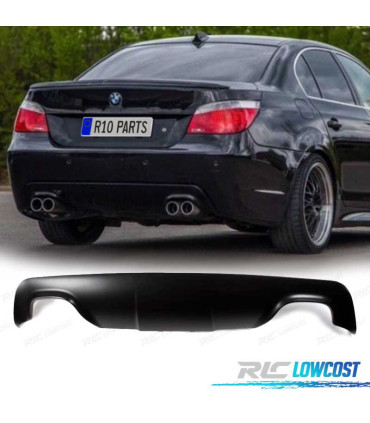 DIFUSOR BMW E60 03-10 LOOK M DOBLE SALIDA OO---OO
