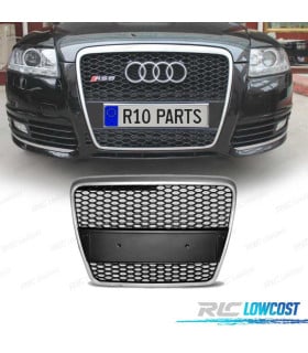 PARRILLA AUDI A6 C6 04-08 LOOK RS6 GRIS CLARO