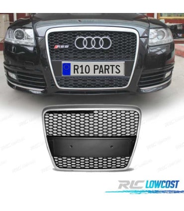PARRILLA AUDI A6 C6 04-08 LOOK RS6 GRIS CLARO