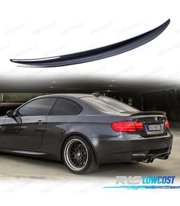 ALERON SPOILER BMW E92 LOOK M PERFORMANCE NEGRO BRILLO