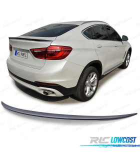 ALERON SPOILER BMW X6 F16 14-19 LOOK M NEGRO BRILLO