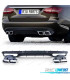 DIFUSOR MERCEDES CLASE C S205 14-18 LOOK AMG NEGRO MATE + COLAS ESCAPE