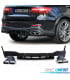 DIFUSOR MERCEDES GLC X253 15-18 LOOK AMG PDC + COLAS ESCAPE CROMADO
