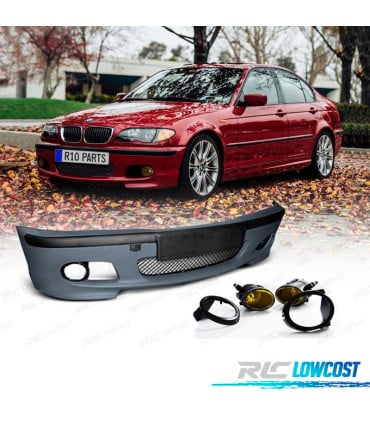 PARAGOLPES DELANTERO BMW E46 99-05 LOOK M + NIEBLAS AMARILLOS