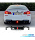 DIFUSOR BMW F10 10-17 LOOK M5 NEGRO BRILLANTE CON LUZ DE FRENO