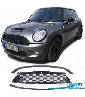 PARRILLAS MINI COOPER R56 R57 06-09 NEGRO MATE