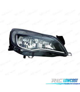 FARO DCH OPEL ASTRA J 5P 10-15 4P 12- CON LUZ DIURNA