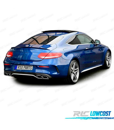 DIFUSOR MERCEDES CLASE C C205 COUPÉ 15-18 AMG PDC + COLAS ESCAPE