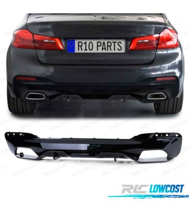 DIFUSOR BMW G30 G31 16- LOOK M PERFORMANCE NEGRO BRILLO