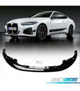 SPOILER LIP FRONTAL BMW G22 20- LOOK M PERFORMANCE NEGRO BRILLO
