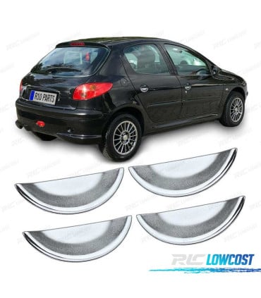 EMBELLECEDOR TIRADOR PUERTA PEUGEOT 206 98- CROMADO MATE