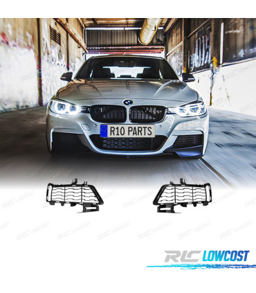 REJILLAS INFERIORES LATERALES BMW F30 13-19 PARAGOLPES LOOK M TECH