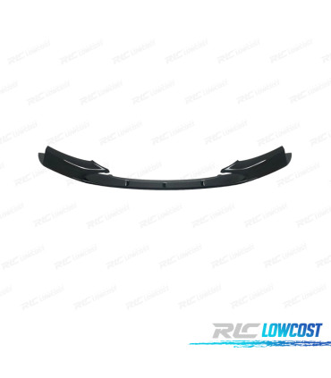 SPOILER LIP FRONTAL BMW F20 F21 11-15 LOOK M PERF NEGRO BRILLO