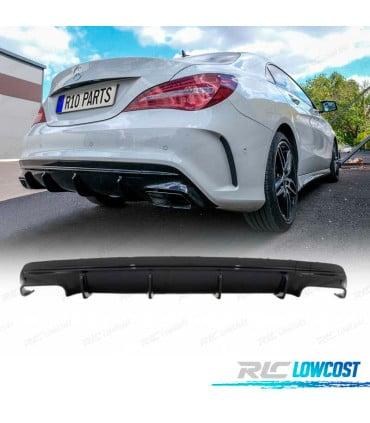 DIFUSOR MERCEDES CLA C117 AMG 13-15 LOOK CLA45 NEGRO BRILLO