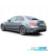 DIFUSOR MERCEDES CLASE C W205 SEDAN 18-21 LOOK AMG NEGRO BRILLANTE + COLAS ESCAPE