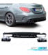 DIFUSOR MERCEDES CLASE C W205 SEDAN 18-21 LOOK AMG NEGRO BRILLANTE + COLAS ESCAPE