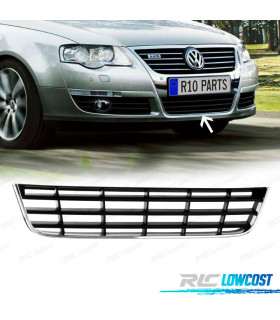 REJILLA PARAGOLPES VOLKSWAGEN VW PASSAT B6 05-10 NEGRO CROMO