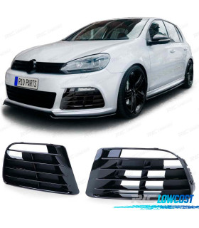REJILLAS VOLKSWAGEN VW GOLF 6 09-12 LOOK R20 NEGRO BRILLO