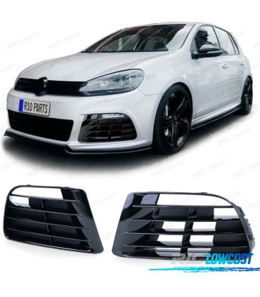 REJILLAS VOLKSWAGEN VW GOLF 6 09-12 LOOK R20 NEGRO BRILLO