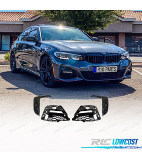 REJILLAS NIEBLA BMW G20 19-22 LOOK M NEGRO BRILLO