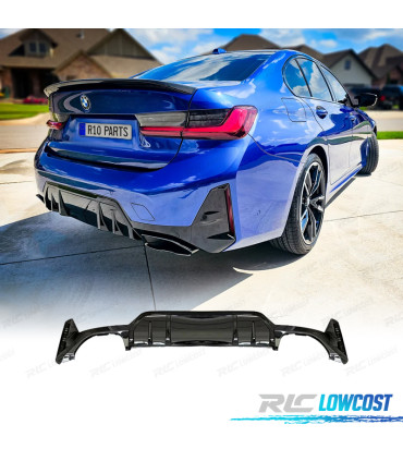 DIFUSOR BMW G20 G21 23-25 LOOK M NEGRO BRILLO