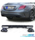 DIFUSOR MERCEDES CLASE C W205 SEDAN 13-18 LOOK AMG + COLAS ESCAPE NEGRO