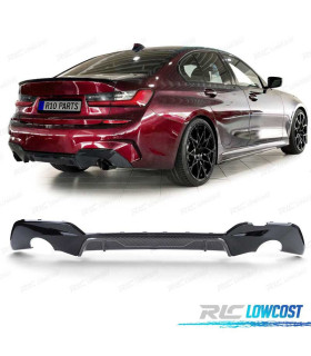 DIFUSOR BMW G20 G21 18- LOOK M PERFORMANCE CARBONO Y NEGRO BRILLO