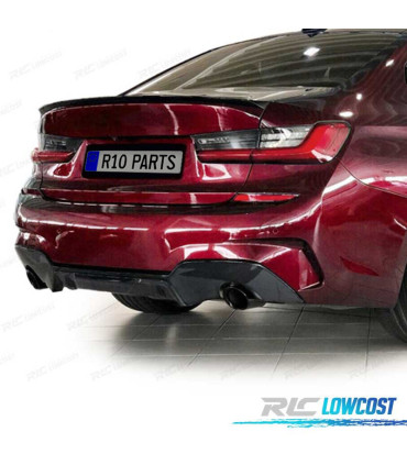 DIFUSOR BMW G20 G21 18- LOOK M PERFORMANCE CARBONO Y NEGRO BRILLO