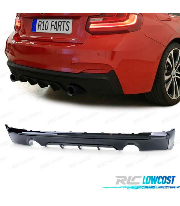 DIFUSOR BMW F22 F23 13- LOOK M PERFORMANCE NEGRO BRILLO