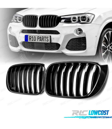 PARRILLA BMW X3 F25 LCI 14-18 X4 F26 14- LOOK M PERFORMANCE NEGRO BRILLO