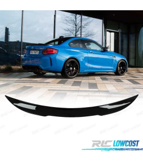 ALERON SPOILER BMW F22 F23 14-15 LOOK M4 NEGRO BRILLO