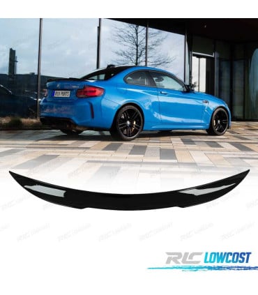 ALERON SPOILER BMW F22 F23 14-15 LOOK M4 NEGRO BRILLO
