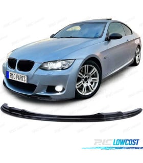SPOILER LIP FRONTAL BMW E92 E93 06-10 LOOK M NEGRO BRILLO