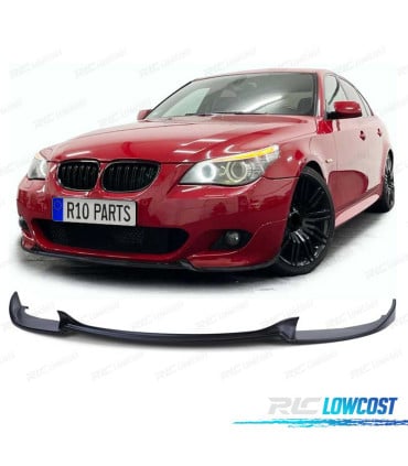 SPOILER LIP BMW E60 E61 03-10 LOOK HAMANN NEGRO MATE