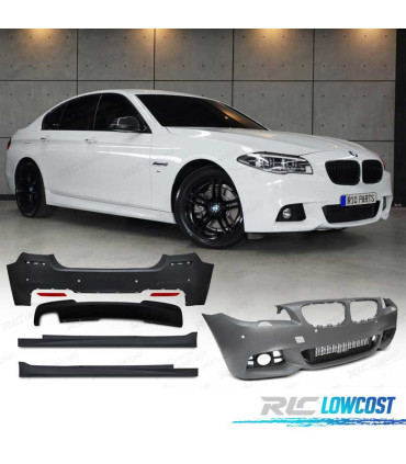 KIT CARROCERIA BMW F10 13-17 LOOK M CON PDC Y LAVAFAROS