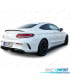 DIFUSOR MERCEDES CLASE C C205 COUPE 14-18 LOOK AMG PDC + COLAS ESCAPE NEGRO