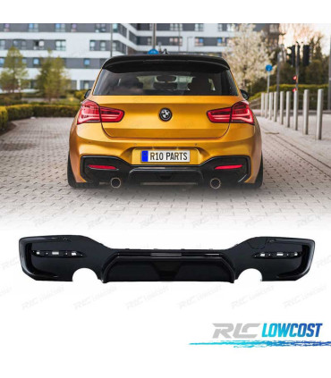 DIFUSOR BMW F20 F21 LCI 15-19 LOOK CS DOBLE SALIDA