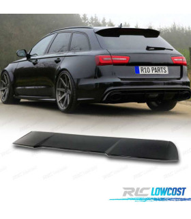 ALERON SPOILER AUDI A6 15-18 NEGRO BRILLO